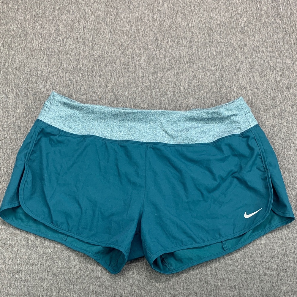 Nike Teal Women’s Athletic Short Shorts Size L